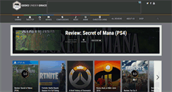Desktop Screenshot of geeksundergrace.com
